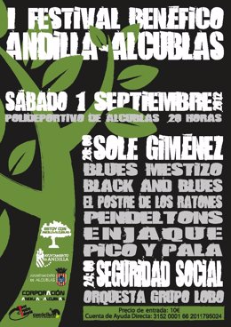 Cartel Del Festival Benéfico 'Estoy Con Andilla-Alcublas'