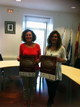 La alcaldesa y la concejala que coordina el evento