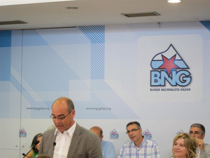 El candidato del BNG a la Presidencia de la Xunta, Francisco Jorquera