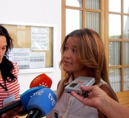 La secretaria de Política Institucional del PSOE de Andalucía, Verónica Pérez