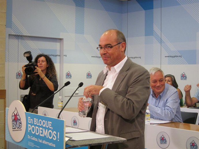 El candidato del BNG a la Presidencia de la Xunta, Francisco Jorquera