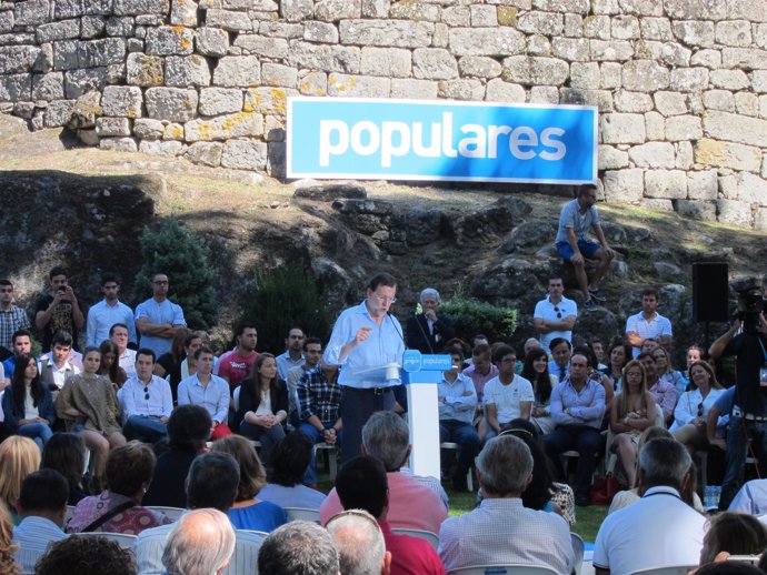 Rajoy en Soutomaior (Pontevedra)