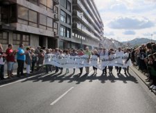 Manifestación por los presos en San Sebastián
