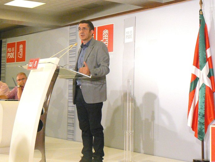 Intervención de Patxi López tras ser proclamado candidato