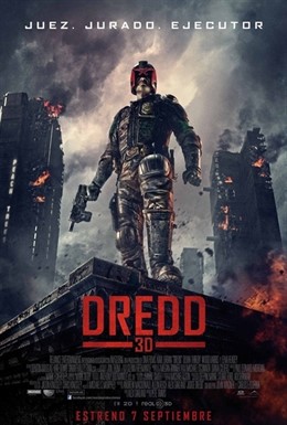 Cartel para España de Dredd