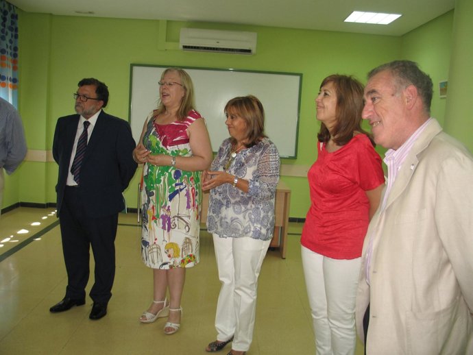 Gálvez en el inicio del curso escolar hoy
