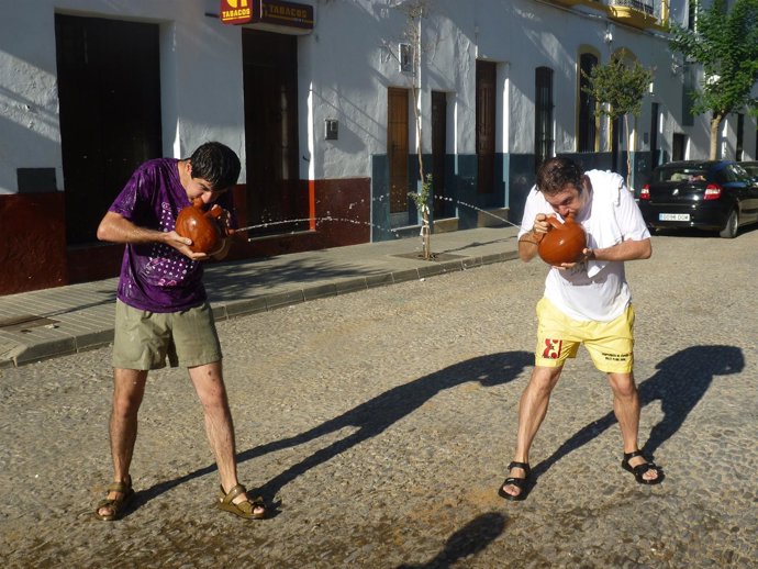 Fiesta De Los Jarritos En Galaroza. 