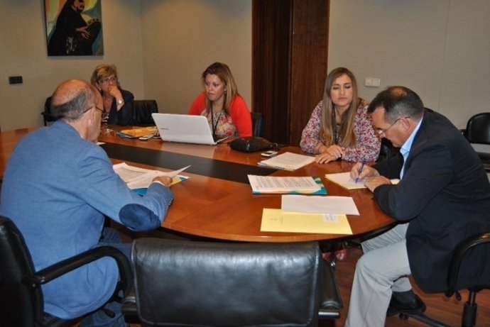 Representantes Del Cermi, En La Junta