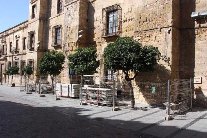 Estado actual de la fachada del Palacio Episcopal de Córdoba