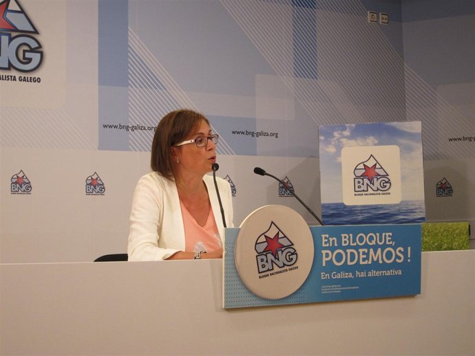 La secretaria de Comunicación de la Executiva del BNG, Carme Adán