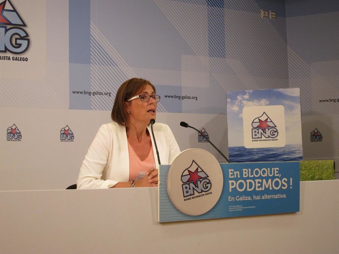 La secretaria de Comunicación de la Executiva del BNG, Carme Adán