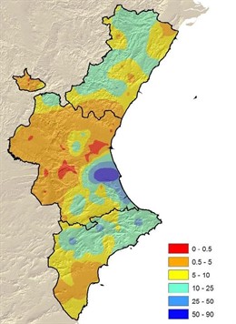 Precipitación Acumulada En Agosto