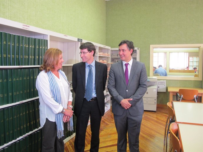 Inauguración salas de la biblioteca de La Rioja