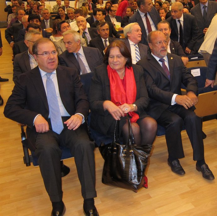 Juan Vicente Herrera, Ana María Llopis y Francisco Javier León de la Riva