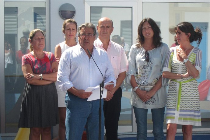 El presidente del PP-A, Juan Ignacio Zoido, en Lepe (Huelva)