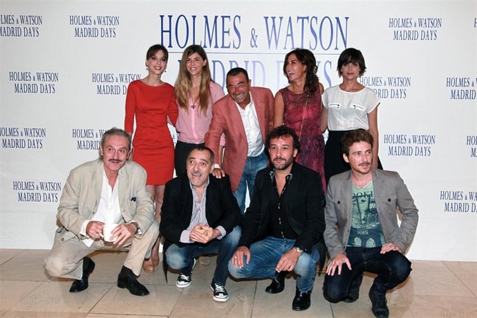 José Luis Garci con los actores