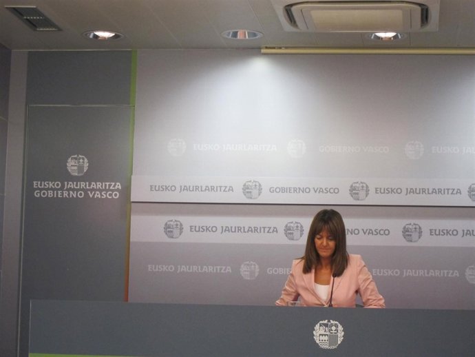 La portavoz del gobierno vasco, Idoia mendia