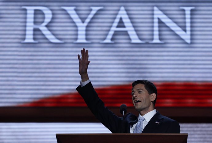 El candidato del Partido Republicano a la Vicepresidencia de EEUU, Paul Ryan