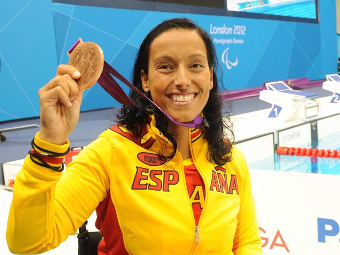 Teresa Perales Medalla de bronce en los 100 metros braza