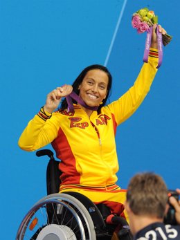 Teresa Perales medalla de bronce en los 100 metros braza