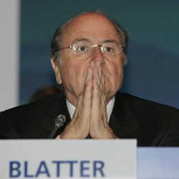 el presidente de la FIFA Joseph Blatter durante un congreso