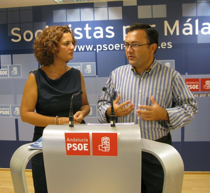 Heredia y Serrano en rueda de prensa 