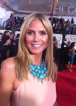 Heidi Klum En Los Globos De Oro