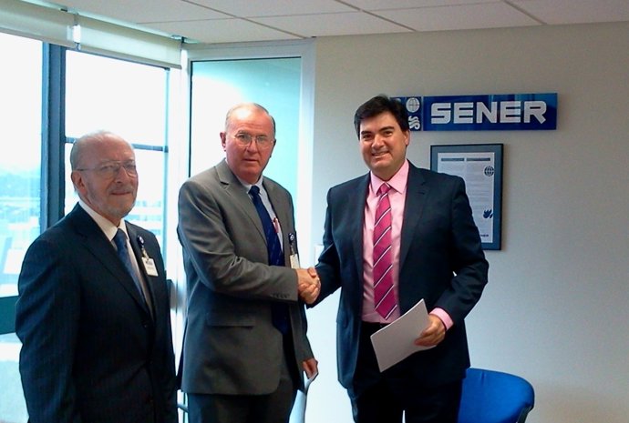 Firma del acuerdo entre Sener y la Agencia Espacial Mexicana