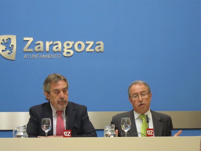 El alcalde Bellioch y el vicealcalde Gimeno