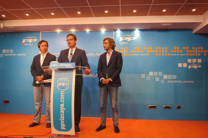 Carlos Floriano, Antonio Basagoiti, Iñaki Oyarzábal