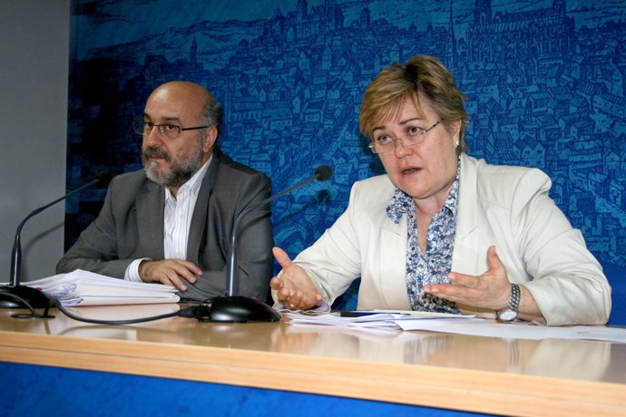 Perezagua y Heredero en rueda de prensa