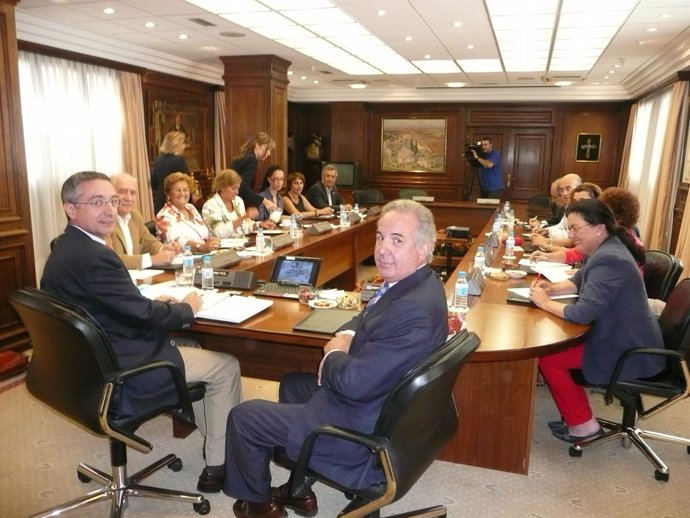 Reunión del Consejo de Administración de Caja Segovia