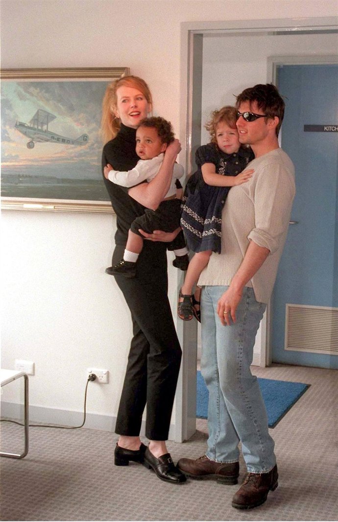 Nicole Kidman, Tom Cruise y sus hijos