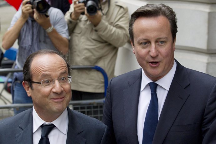 David Cameron y Hollande se reúnen en Londres