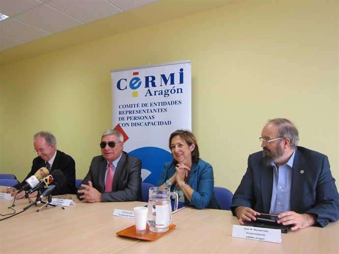 José Manuel Etayo, José Antonio Bes,  Verónica Lope y José Miguel Monserrate.