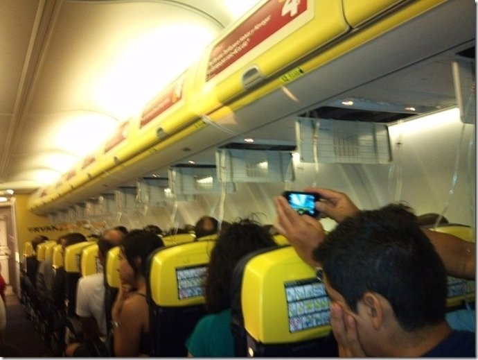 Imagen del interior de la cabina despresurizada