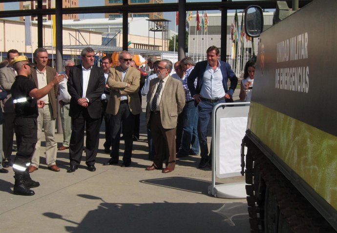 Visita del PSOE de Castilla y León a la Feria de Muestras