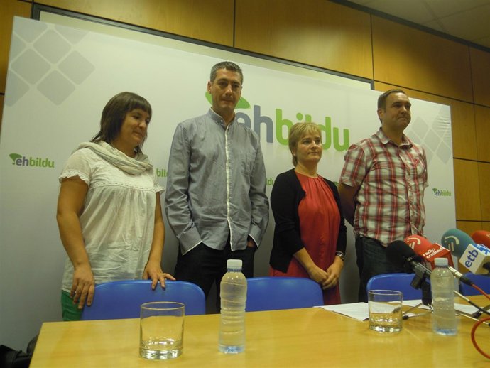 Representantes de EH Bildu en Bilbao