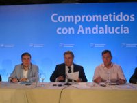 Zoido (PP-A) cree que las "contradicciones" entre Griñán y Valderas evidencian una "bicefalia" en el Gobierno