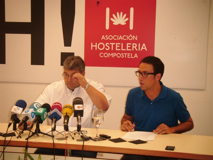 El presidente de hospedaje de Hostelería Compostela, José Manuel Otero