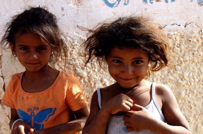 Niños refugiados en Tinduf