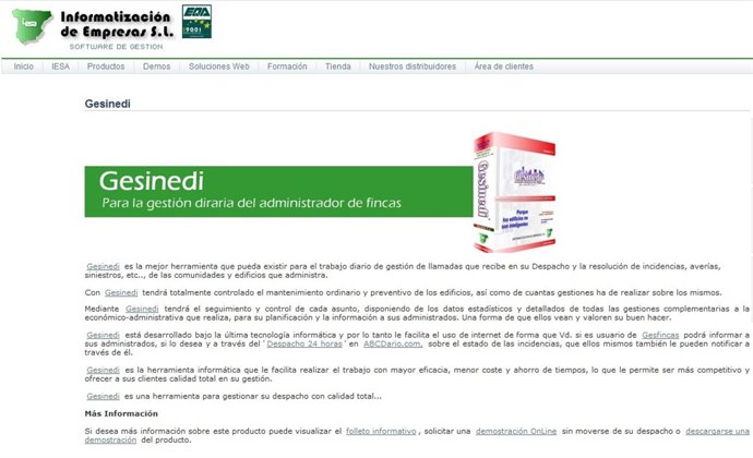 Informatización de empresas Gesinedi