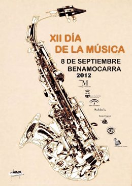 Cartel del Día de la Música de Benamocarra