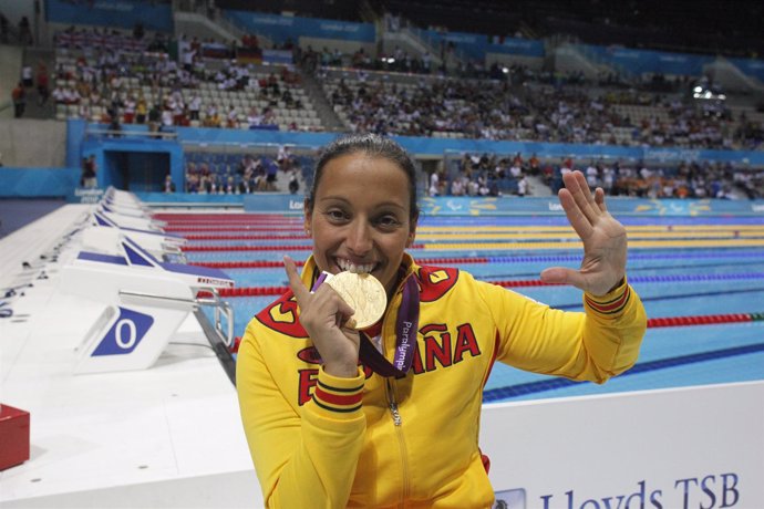 TERESA PERALES 1º CLASIFICADA EN LA PRUEBA DE 100M S5. Libres