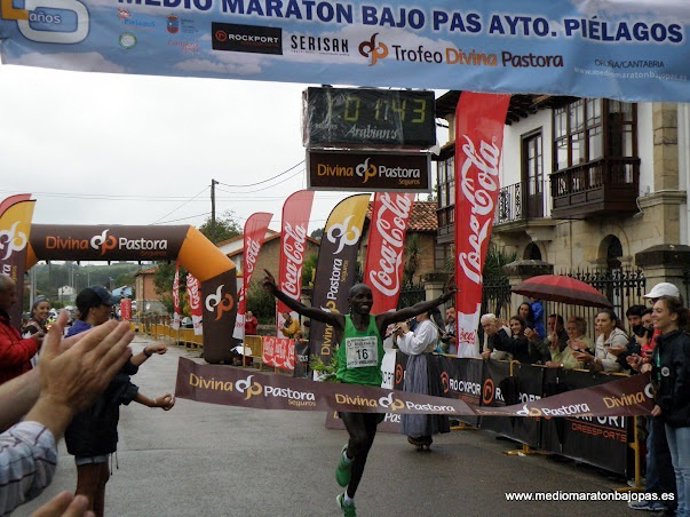 Media maratón bajo pas