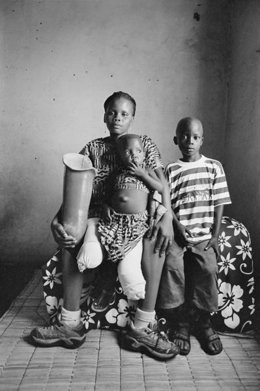 Muestra de la exposición de 'Vidas minadas'