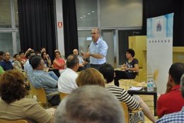 Francisco Jorquera presenta las líneas del programa del BNG en Vigo
