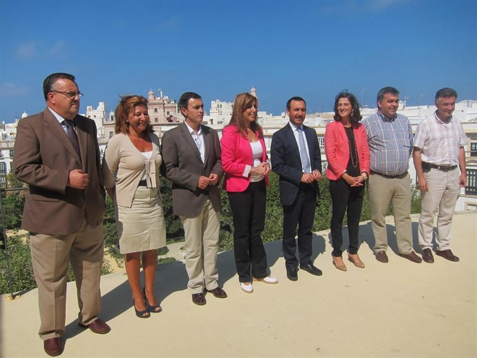 Reunión De Los Delegados Territoriales De La Junta En Cádiz Con Susana Díaz