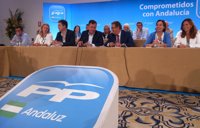 Zoido pide a la Ejecutiva Regional del PP-A hacer política "desde la calle" y mantenerse "al margen de la confrontación"