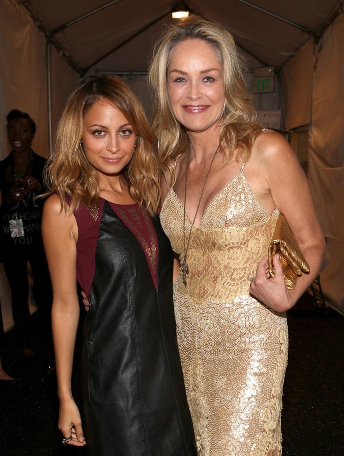 Nicole Richie y Sharon Stone